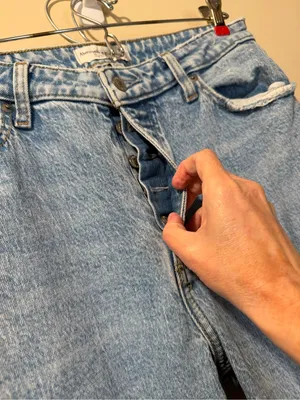 Abercrombie Dad High Rise Curve Love Jeans Women’s 8S thumbnail 2