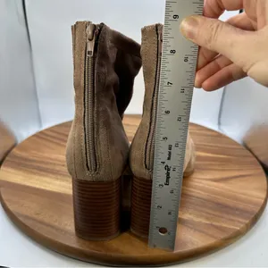 Steve Madden Nourish Faux Suede Square Toe Ankle Boots Block Heel Women's‎ 9.5M thumbnail 9