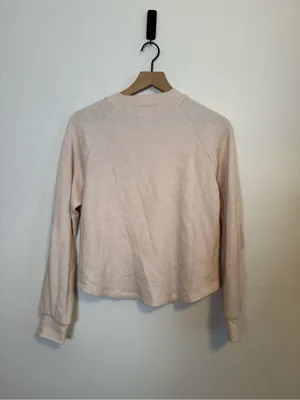 Madewell Waffle-Knit Long-Sleeve Crewneck Tee‎ thumbnail 5
