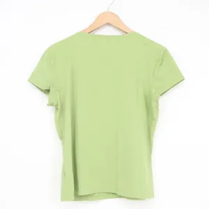 Apt. 9 Essentials Lime Green Crew Neck Short Sleeve Tee Shirt Womens Large L thumbnail 4