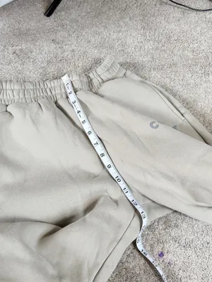 Comfrt Women’s Tranquil Sweatpants Jogger Oversized Heavyweight Fleece Cement S thumbnail 12