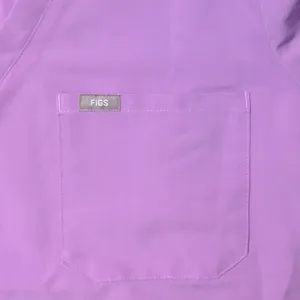 Figs Catarina Lavender Scrub Top Size Large thumbnail 3