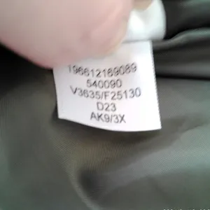 Lands' End Women's 3X Diamond Quilted Puffer Vest in Olive Full Zip Lightweight thumbnail 6
