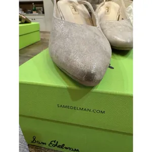 Paul Green Toluca Slingback Pump in Cashmere Metallic Suede‎ Size 3.5 US 6 thumbnail 9