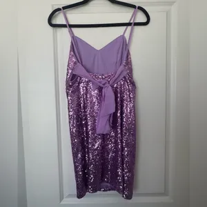 Hello Molly Bring On The Merlot Dress Lilac Sequins thumbnail 3