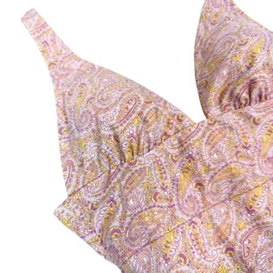NWT J. Crew Eco Plunge One Piece‎ Swimsuit Beach Paisley Peach Size 12 thumbnail 8