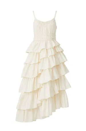ULLA JOHNSON Estela Dress 100% Cotton thumbnail 3