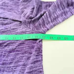 Juicy Couture Sweater Sz L Purple Dye Cutout‎ Lightweight Long Sleeve Top thumbnail 6