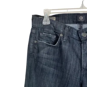 Y2K Citizens of Humanity Liberty Bell Bottom‎ Jeans Dark Wash USA 28 Boho thumbnail 11