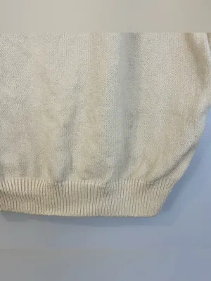 St John Basics Ivory Sleeveless Pullover Tank Blouse Size 6 thumbnail 6
