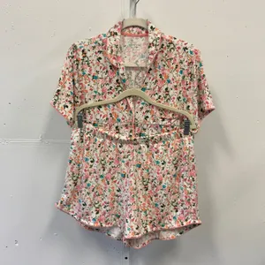 State of Day Intimates Floral Pajama Set Large Tencel Modal Short Sleeve Shorts thumbnail 2
