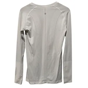Lululemon Swiftly Tech Top Womens 10 White Long Sleeve Athletic Workout Gym thumbnail 2