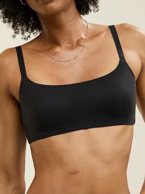 Aerie SMOOTHEZ Bra-ish Wireless Bralette Black Sz L thumbnail 1