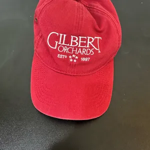 Gilbert Orchards Women's Red Baseball Cap thumbnail 2