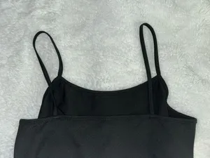 SheIn NWOT Black Paisley Print Bandana Cami Top thumbnail 5