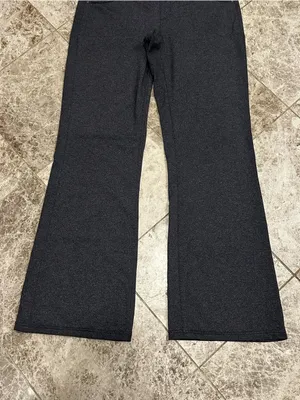 Athleta Bettona Classic Pant Heather Gray Flare Leg Mid Rise Medium thumbnail 4