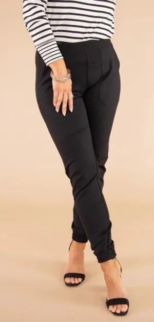 Spanx‎ The Perfect Pant Ankle Jogger Black Pant Womens Size S thumbnail 1
