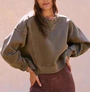 Final price ✨FP movement intercept cropped pullover  thumbnail 1