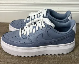 Nike Court Vision Alta / Ashen Slate Blue DM0113-400 Women's Size 9 thumbnail 1