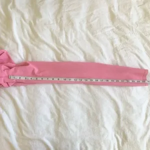 LoveShackFancy X Beach Riot Ayla Ribbed High Rise Legging in Carnation Size XS thumbnail 8