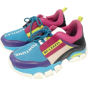 Bentley Fortune Women’s Size 6.5 Multi Color‎ Low Top Chunky Sneaker thumbnail 1