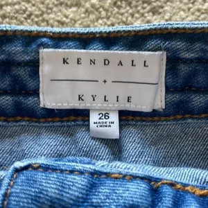 Kendall + Kylie Braided‎ High Waist Button Denim Skirt Size 26 thumbnail 6