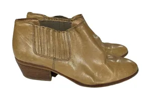Madewell Spencer Taupe Chelsea Slip On Leather Ankle Boots Size‎ 8.5 thumbnail 1