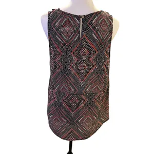 41 Hawthorn Medium Sleeveless Top Pink Black White thumbnail 4