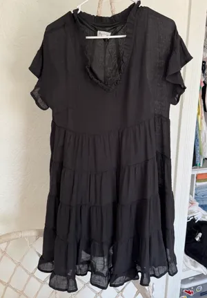 &merci Black mini dress thumbnail 3