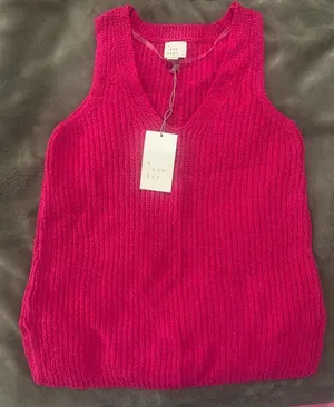 Target A New Day Sleeveless Knit Sweater Tank Top Pink XS thumbnail 2