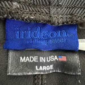 Irideon Riding Tights Womens L Gray Suede Knee Patch Equestrian Breeches USA thumbnail 9