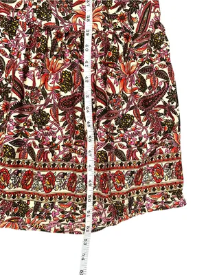 Anthropologie Boemo Boho Floral Paisley Print Bell Sleeve Tiered Maxi Dress S thumbnail 8