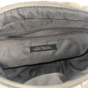 Wild Fable Quilted Puffer Shoulder Bag Cream Ivory EUC thumbnail 4