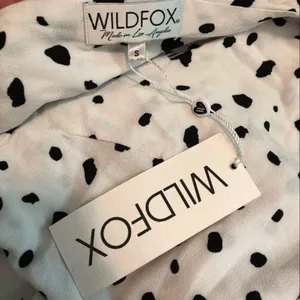 Wildfox Solid Confetti Jumpsuit Vanilla Latte New Small thumbnail 4