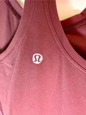 Lululemon Maroon tank top! Size 2! thumbnail 3