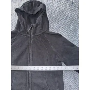Lululemon Women's Black Full Zip Scuba Hoodie Jacket Thumbholes Size‎ 8 thumbnail 6