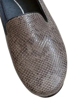 Like New Dansko Leather Aimee Loafers Snakeskin Size 9 thumbnail 7