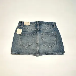Free People We The Free Wynne Denim Skirt - Light Indigo thumbnail 2