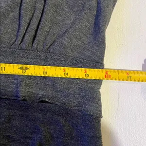 Max studio tiered dress gray women’s size L long thumbnail 11