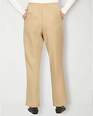 Alfred Dunner Classics Womens Straight Pull-On Pants 14 thumbnail 2