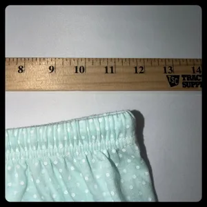 Pink Label Pajama Set Womens Mint Green Polka Dot Lace Trim Sleepwear Small thumbnail 8