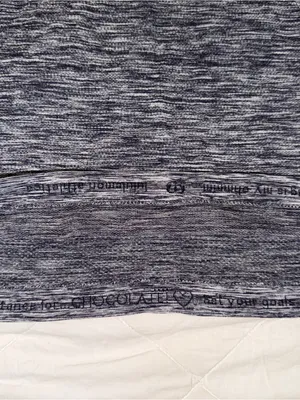 lululemon athletica Women's Heathered Black Short-Sleeve Crew thumbnail 3