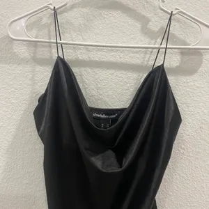 Satin Cowl Neck Bodysuit Size Xs thumbnail 2