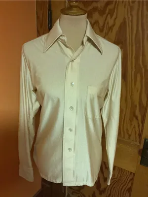 Vintage 70s Royal Knight Qiana Nylon Disco Shirt Dagger Collar thumbnail 8