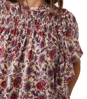 Free People Boho Floral Blouse thumbnail 3