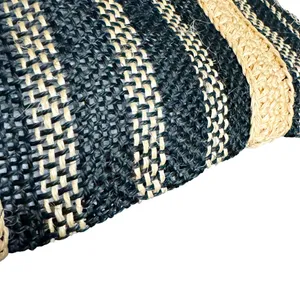 FIQUE DARK BLUE STRIPES TOTE BAG thumbnail 4