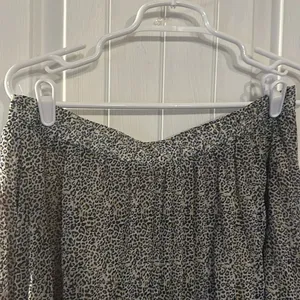 Hayden Los Angeles Women Chiffon Cheetah Skirt Fully Lined Sz L thumbnail 5