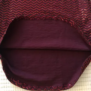 B Darlin Burgundy Sequin Long Sleeve Dress thumbnail 7