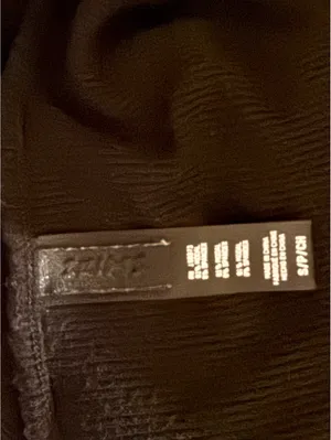 Skims Black Long Sleeve Maxi Dress Small thumbnail 3