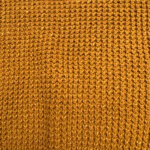 American Eagle Outfitters Waffle Knit Crewneck Sweater‎ Amber Ochre Size L thumbnail 7